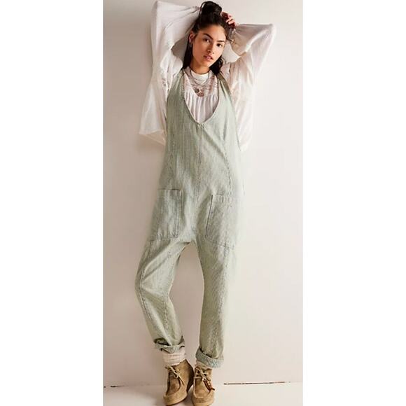 Free People High Roller Jumpsuit, Small - Picture 1 of 7
